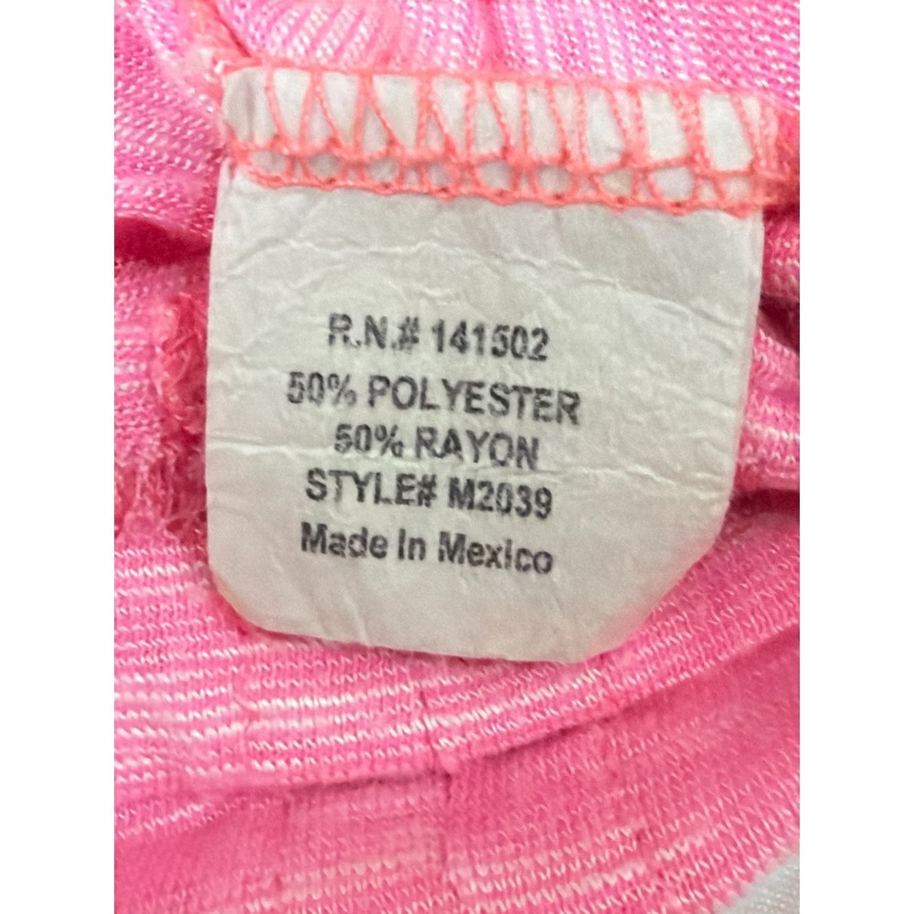 EVCR Workout Tank Top Womens Small Pink Graphic Racerback Gym Fitness Shirt - Picture 8 of 9